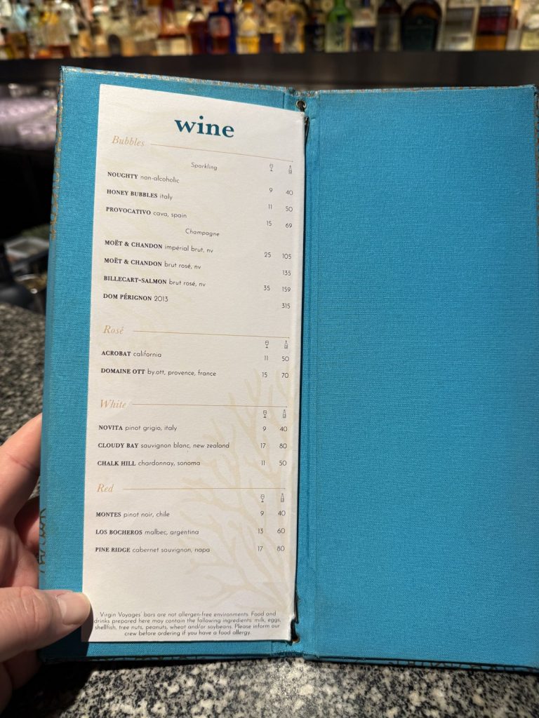 Resilient Lady On The Rocks Wine Menu (April 2026)