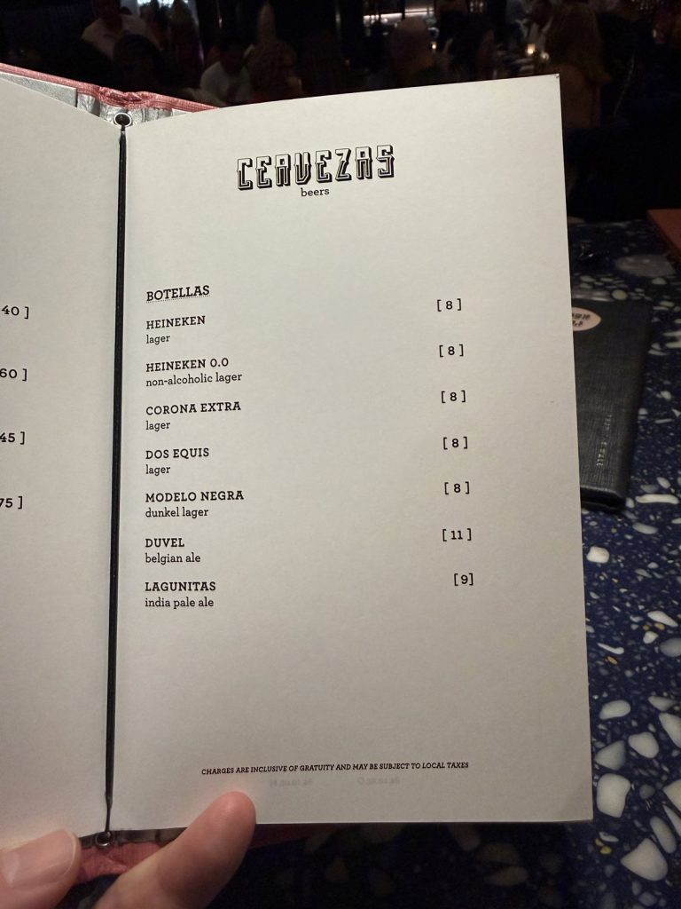Resilient Lady Pink Agave Beer Menu (April 2026)