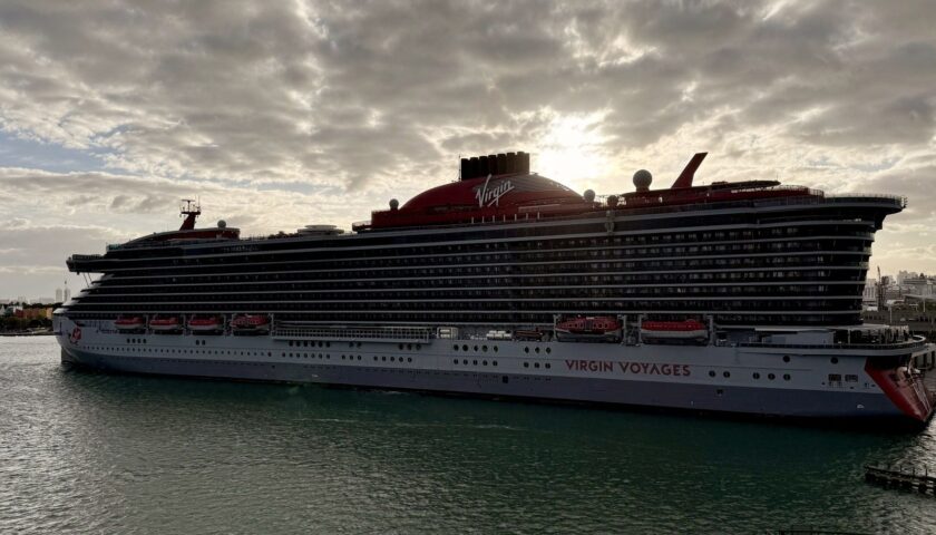 Resilient Lady at PortMiami at dawn