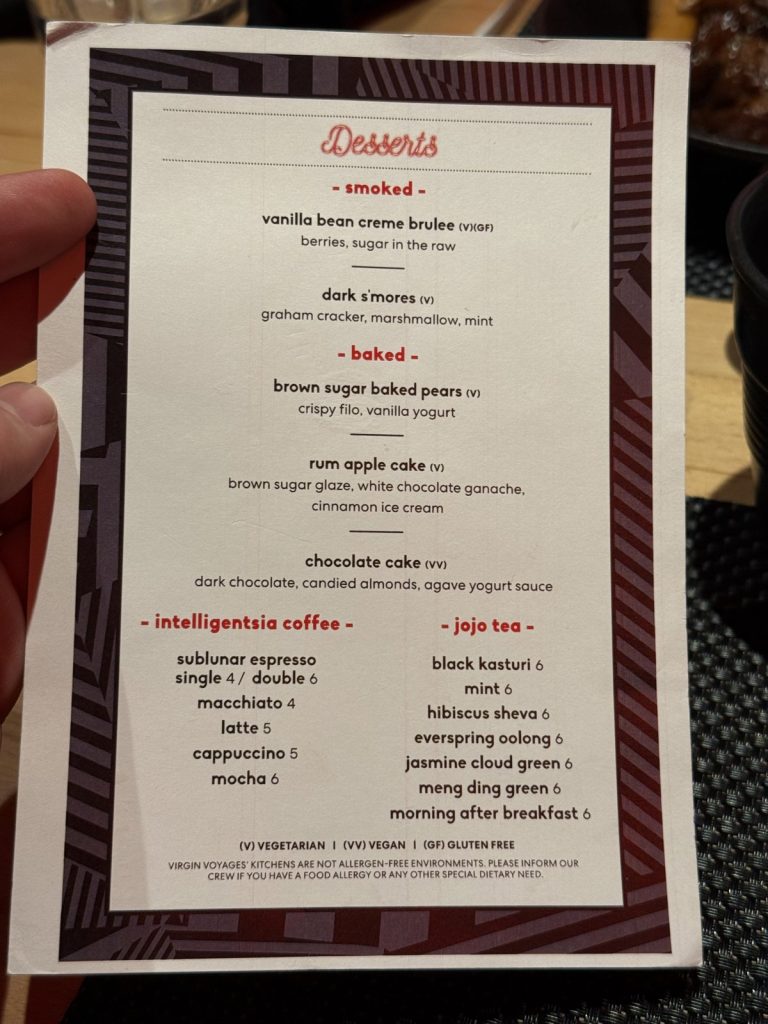Resilient Lady Razzle Dazzle Dessert Menu (April 2026)