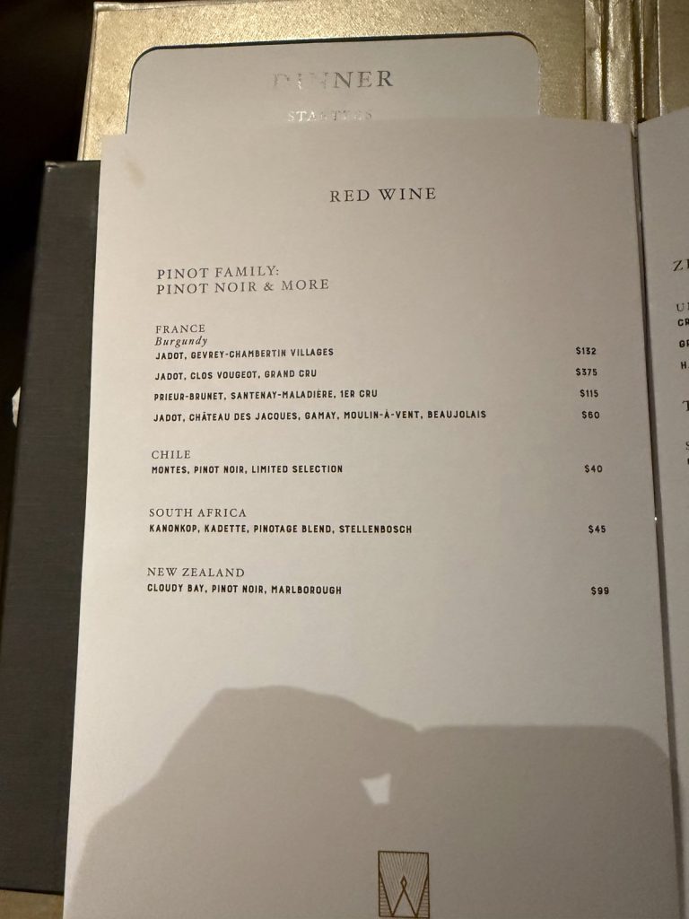 Resilient Lady The Wake Wine List Red Pinot (April 2026)