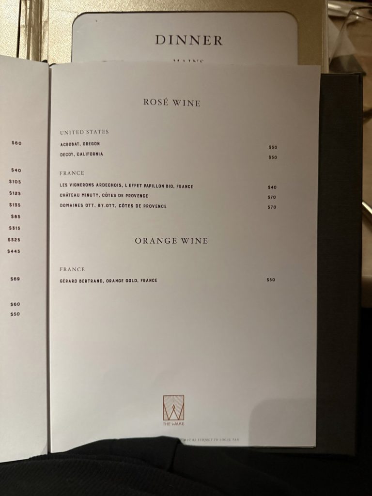 Resilient Lady The Wake Wine List Rose Orange (April 2026)