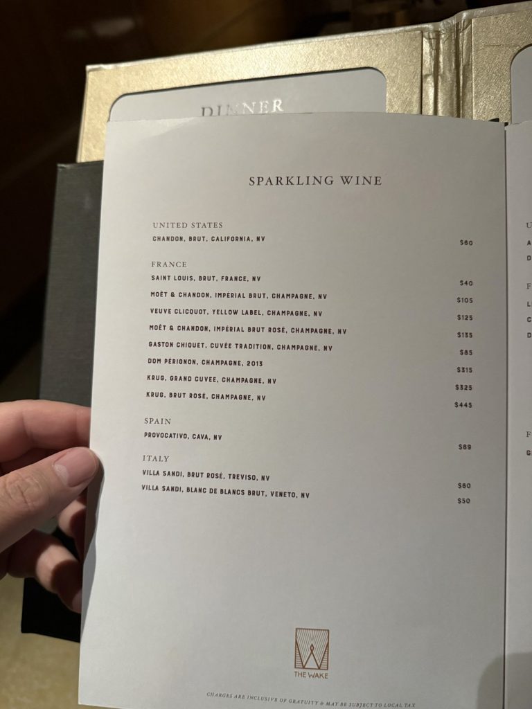 Resilient Lady The Wake Wine List Sparkling (April 2026)