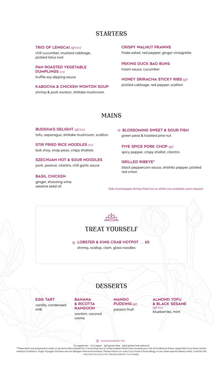 Scarlet Lady Lucky Lotus Menu (2026, page 2))