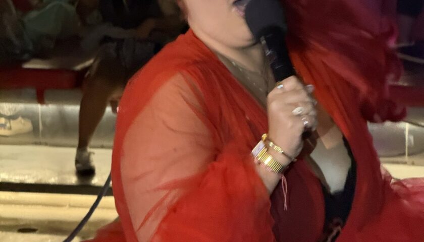 The Hostess performing Love Love Love in The Manor on Resilient Lady