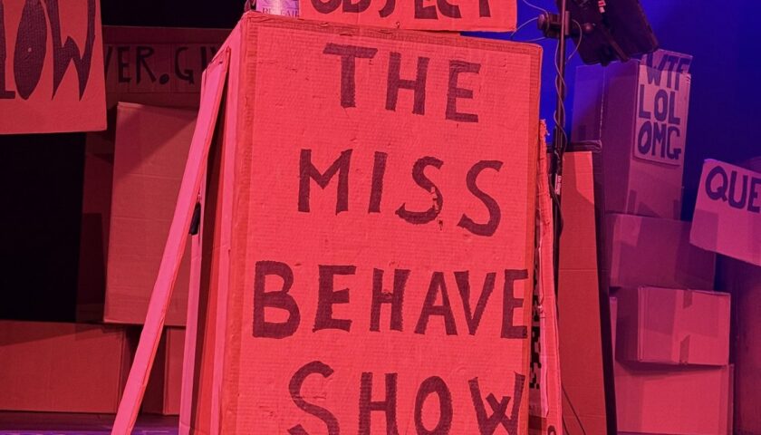 The Miss Behave Show stage on Resilient Lady