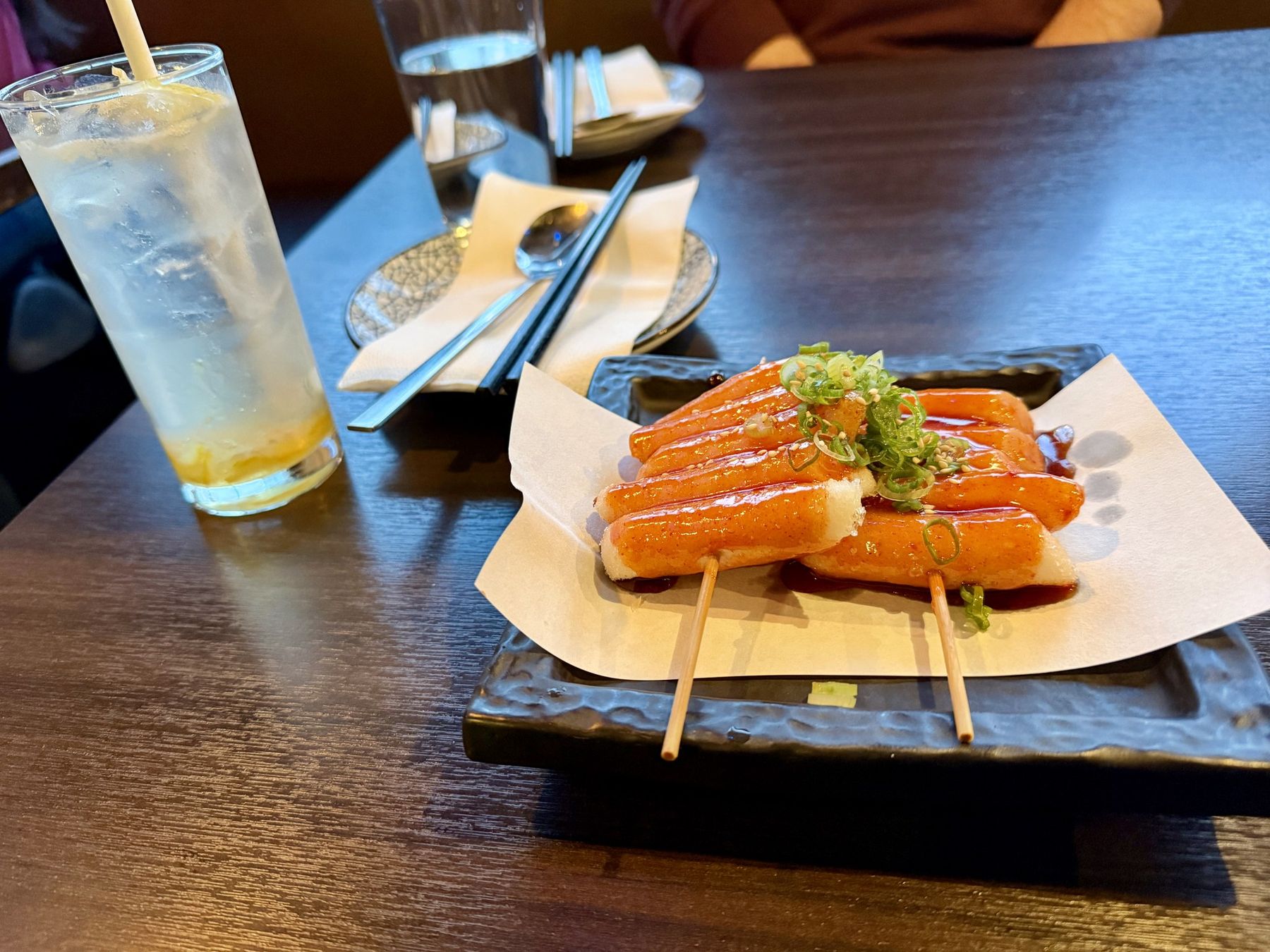 Korean dishes and drinks at Banju in Vancouver