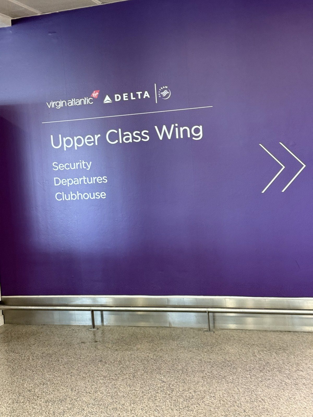 The Virgin Atlantic Upper Class Wing at Heathrow