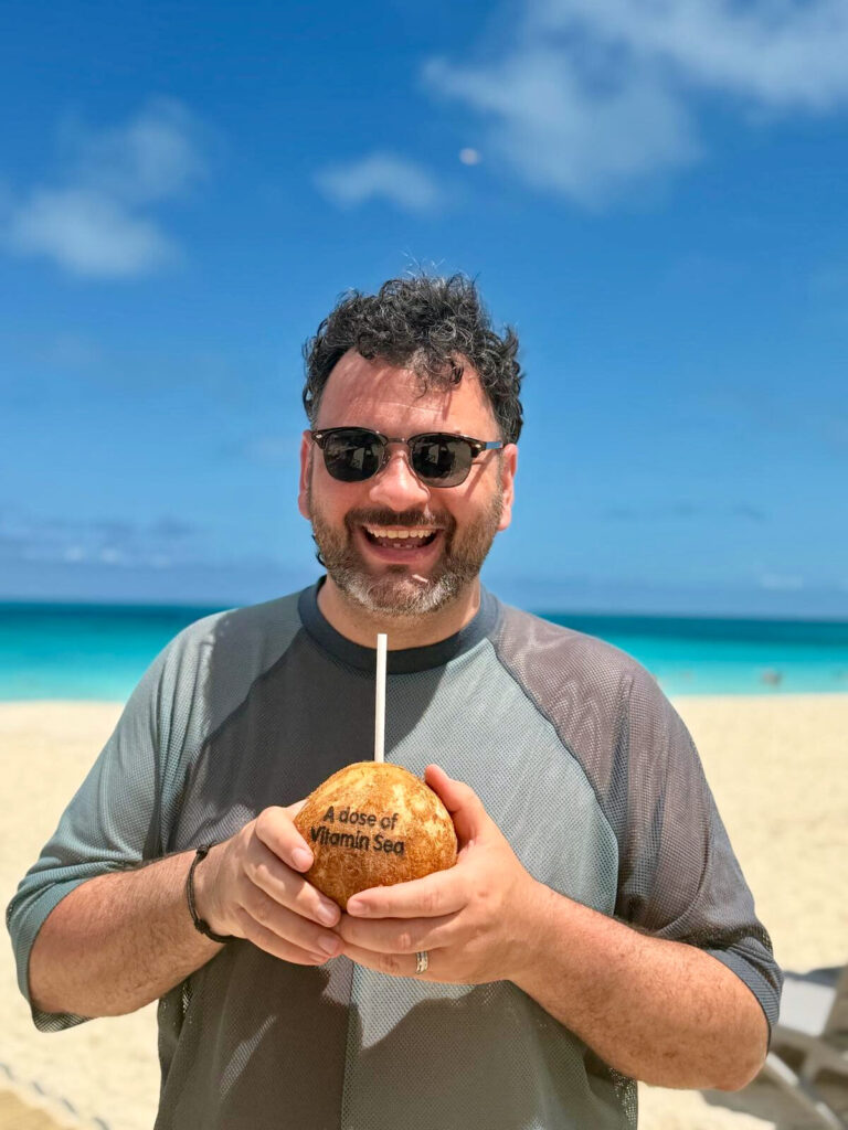Lunch selfie at The Beach Club at Bimini