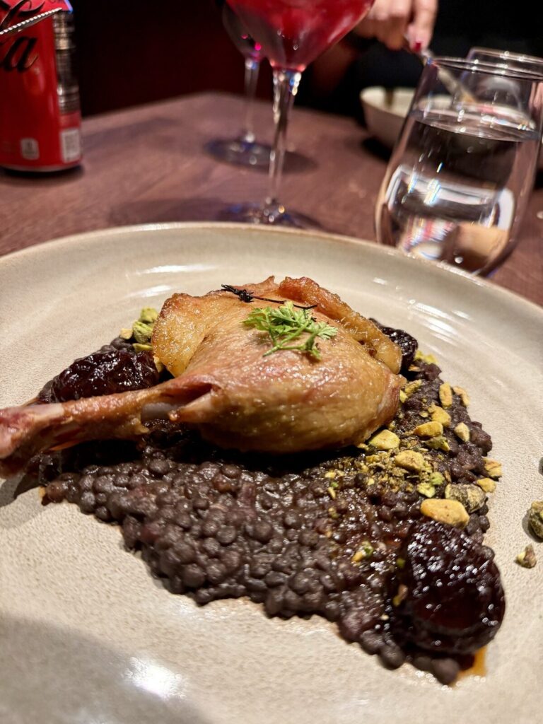 Main course at Rojo on Brilliant Lady