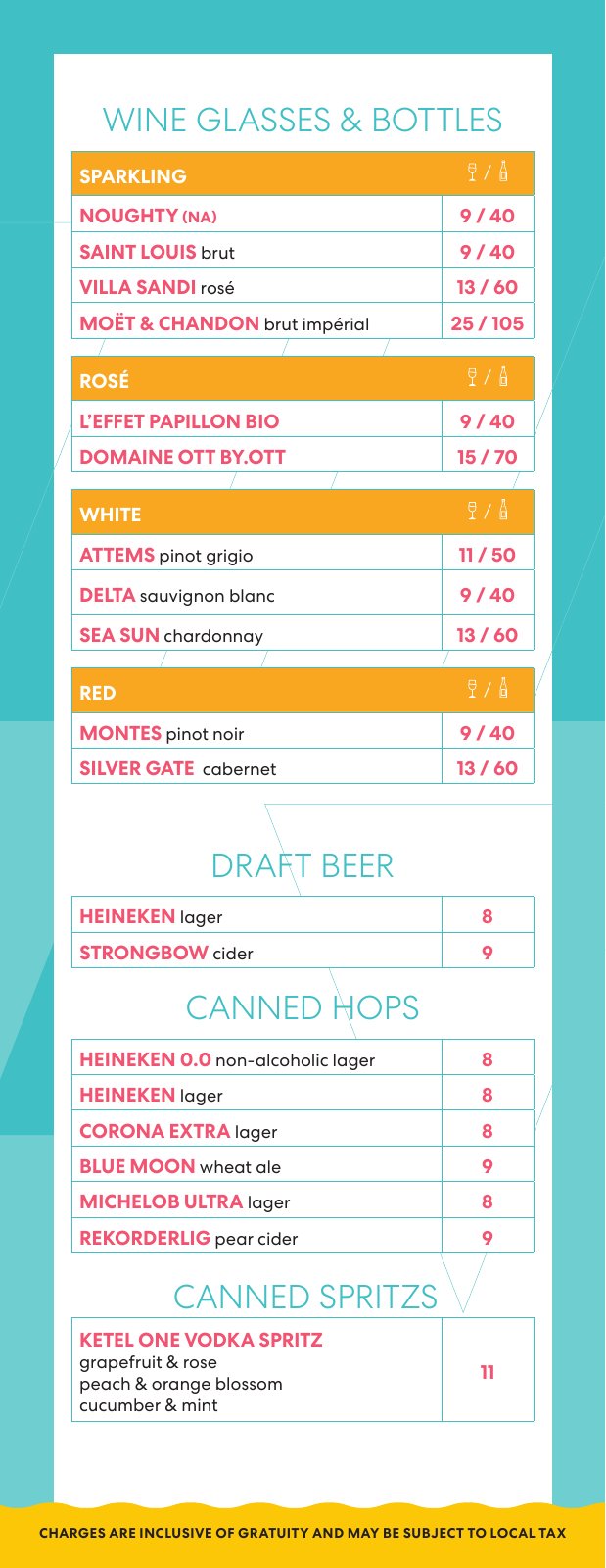 Virgin Voyages Gym And Tonic Menu (2026, page 4))