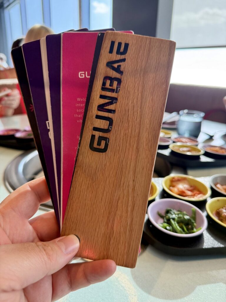 Gunbae paddle sign on Resilient Lady