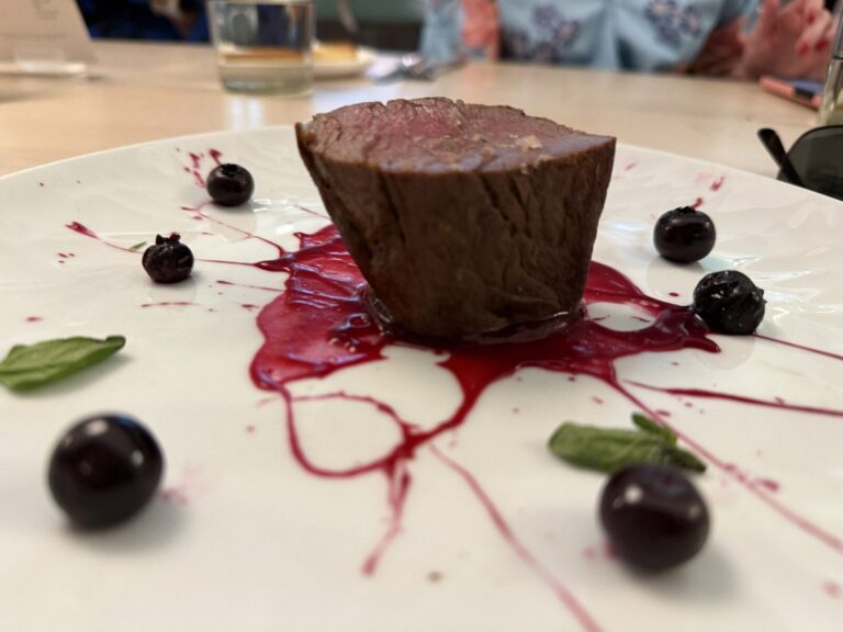 Beef course at The Test Kitchen on Resilient Lady
