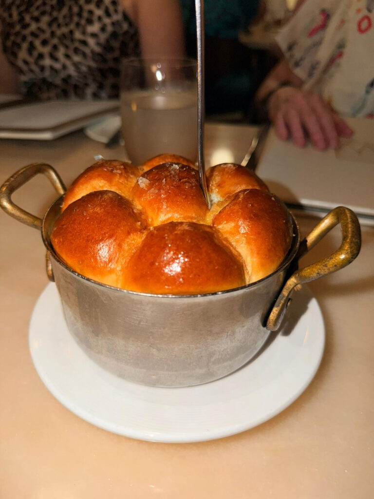 Warm bread rolls at The Wake on Resilient Lady