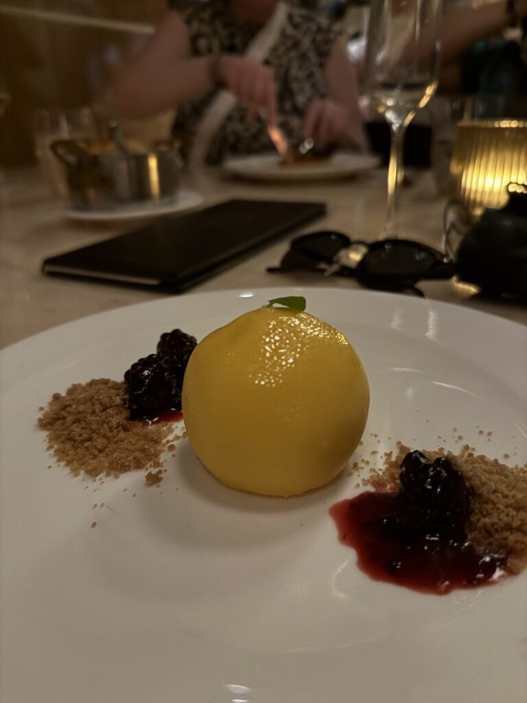 Lemon dessert at The Wake on Resilient Lady