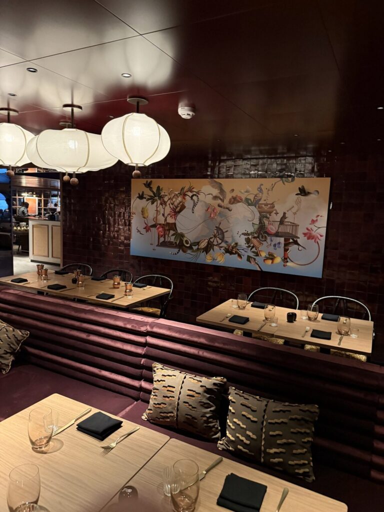 Inside Ariya on Valiant Lady
