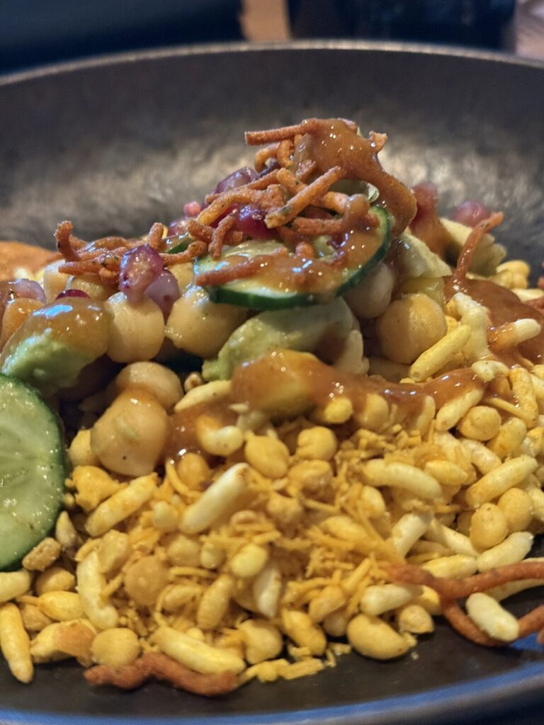 Chaat-style salad at Ariya on Valiant Lady