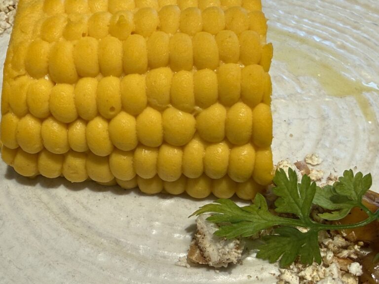 Corn course at The Test Kitchen on Valiant Lady