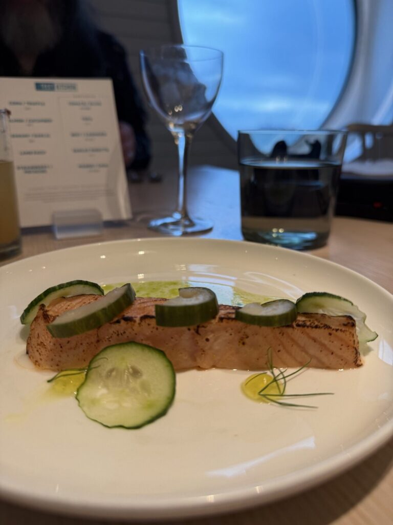 Tasting course at The Test Kitchen on Valiant Lady